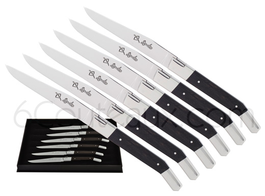 Laguium ebony Laguiole knives LAGUIUM ® Signature Arbalte Gens David cutlery