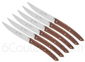 Couteaux � Steak LE THIERS manches AMOURETTE - Set coffret bois cadeau de 6 couteaux 
