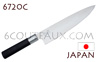 Couteau traditionnel japonais KAI s�rie WASABI Black - couteau CHEF 6720C 