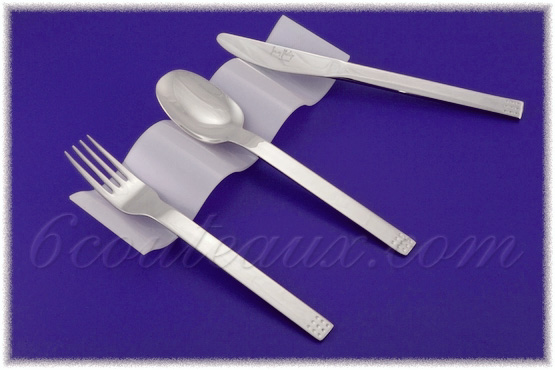 Stainless Set of cutlery design DOMINO  table cutlery, SELECTION stainless flatware