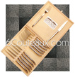 Laguiole STAINLESS STEEL MONOBLOC - 12 table-covers (6knives and 6forks)  massif forged stainless steel from one piece  delivered in oak wooden box - suitable for dishwasher 