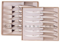 Boxes of 6 LE THIERS steak knives + 6 forks  Claude Dozorme full stainless steel  suitable for dishwasher
