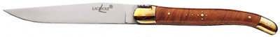 Forge de Laguiole knives, Box 6 briar root steak knives, brass bolsters
