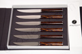 SIGNATURE Collection Jean-Philip Orfï¿½vre - Box of 6 steak knives Ironwood handles 