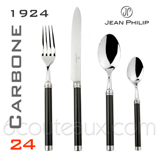 Set of cutlery CARBON 1924 Jean-Philip Goldsmith table cutlery, french DESIGN flatware