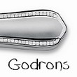 Luxury traditional french flatware Jean Philip goldsmith Godrons