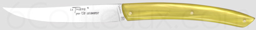Couteaux Au Sabot, Coffrets couteaux LE THIERS de table manches color�s plexi jaune citron