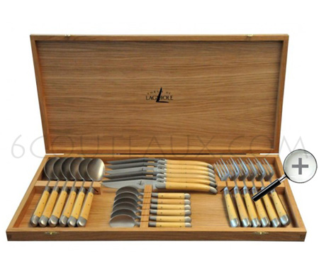 Set of Cutlery Forge de Laguiole, Set of 24 Laguiole cutlery